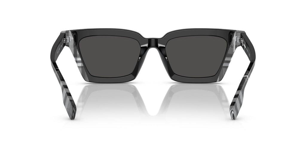 Burberry Briar 0BE4392U 405187 52 Black/Check White Black / Dark Grey 52 / Polyamide Bio / Acetate / Acetate
