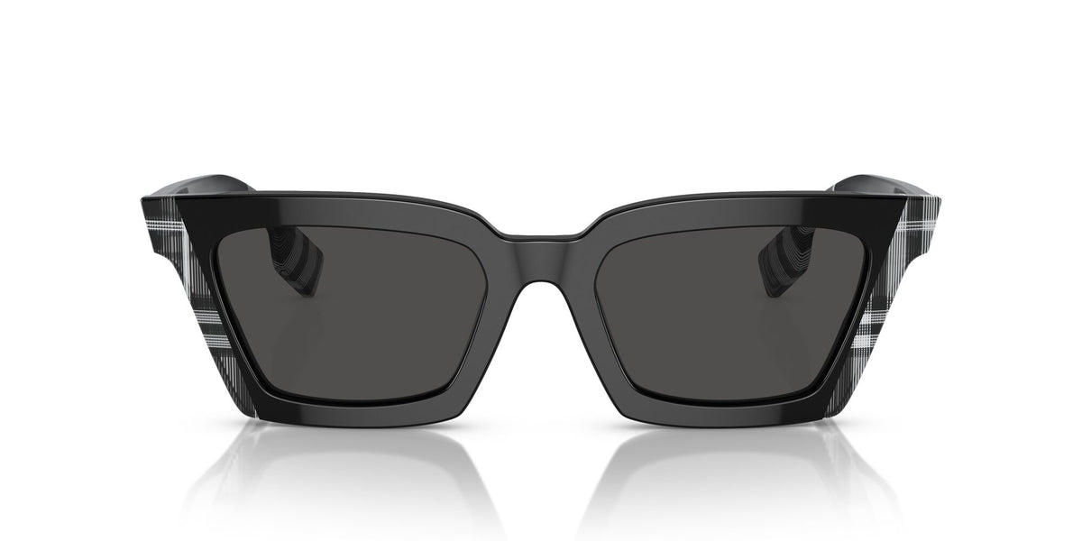 Burberry Briar 0BE4392U 405187 52 Black/Check White Black / Dark Grey 52 / Polyamide Bio / Acetate / Acetate