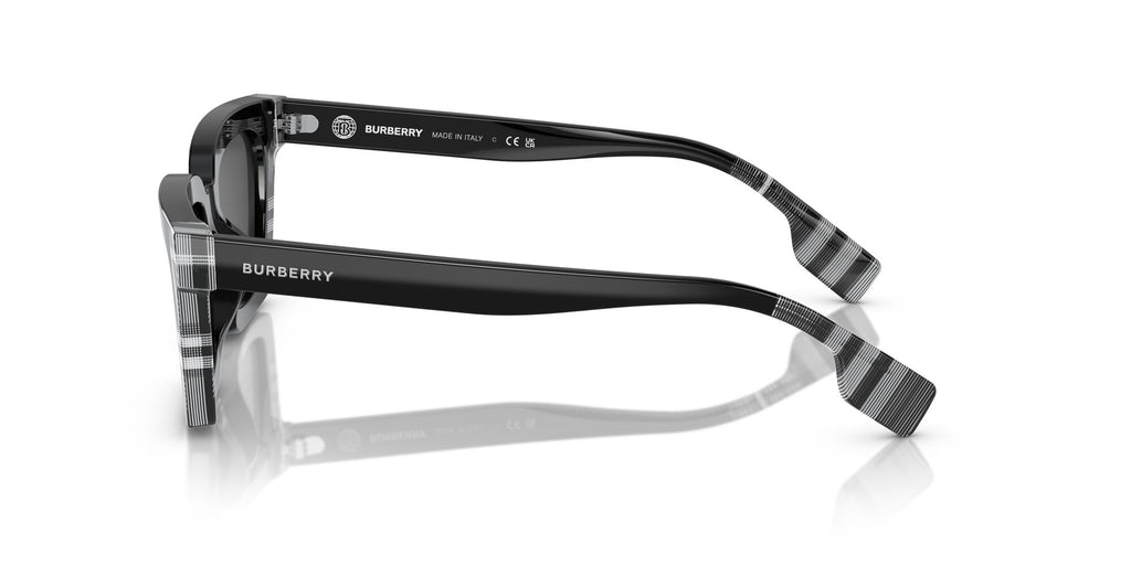 Burberry Briar 0BE4392U 405187 52 Black/Check White Black / Dark Grey 52 / Polyamide Bio / Acetate / Acetate