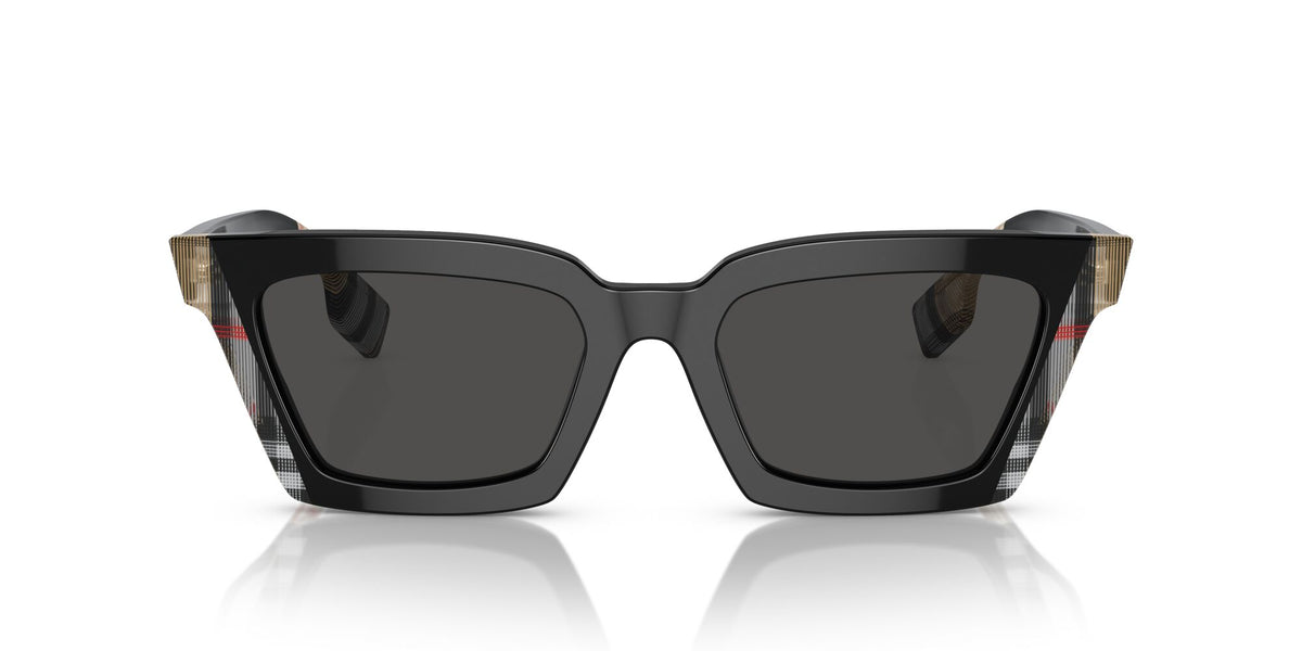 Burberry Briar 0BE4392U 405587 52 Black/Vintage Check / Dark Grey 52 / Polyamide Bio / Acetate / Acetate