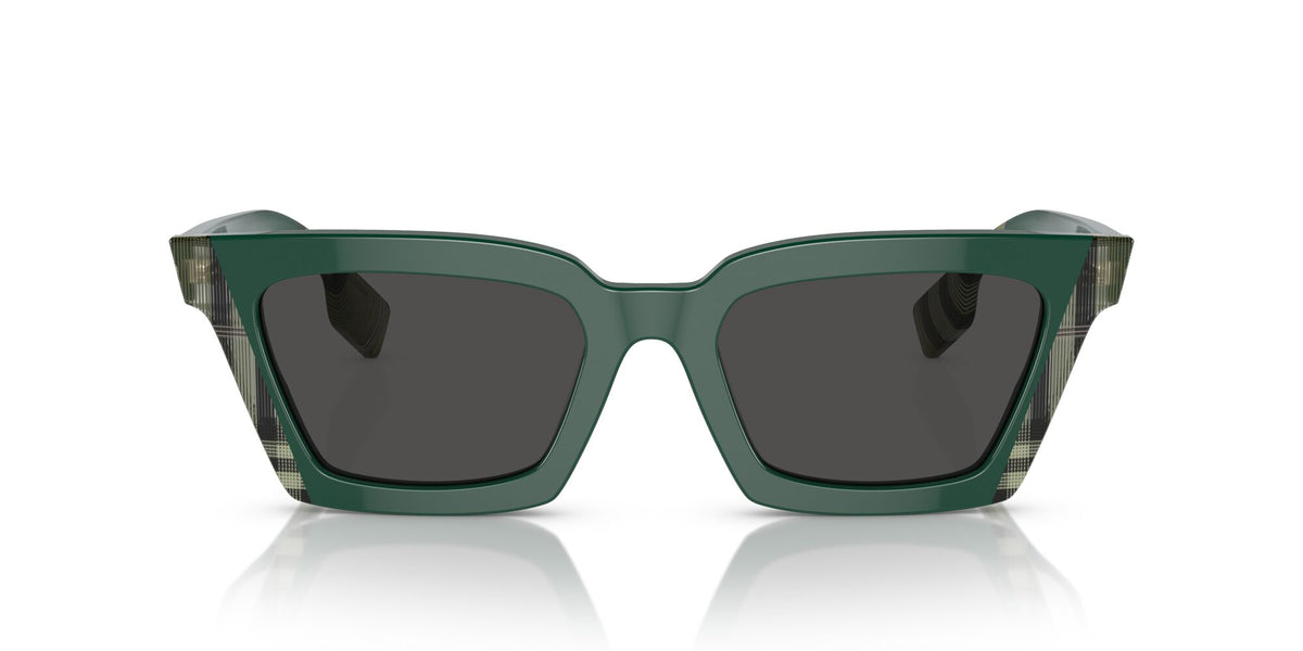 Burberry Briar 0BE4392U 405687 52 Green Lens/Check Green Lens / Dark Grey 52 / Polyamide Bio / Acetate / Acetate