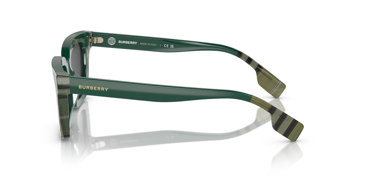 Burberry Briar 0BE4392U 405687 52 Green Lens/Check Green Lens / Dark Grey 52 / Polyamide Bio / Acetate / Acetate