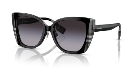 Burberry Meryl 0BE4393F 40518G 54 Black/Check White Black / Grey Gradient 54 / Polyamide Bio / Acetate / Acetate