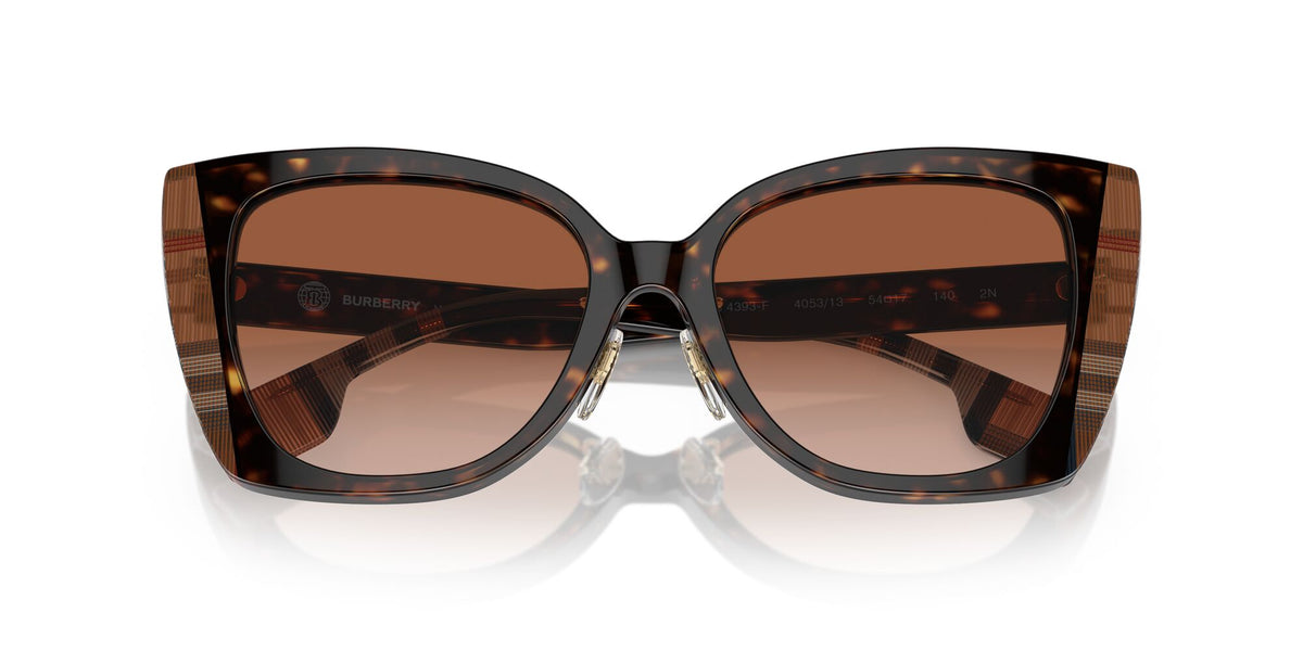 Burberry Meryl 0BE4393F 405313 54 Dark Havana/Check Brown / Brown Gradient 54 / Polyamide Bio / Acetate / Acetate