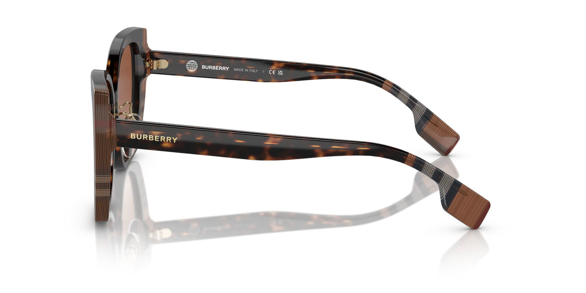 Burberry Meryl 0BE4393F 405313 54 Dark Havana/Check Brown / Brown Gradient 54 / Polyamide Bio / Acetate / Acetate