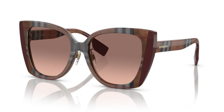 Burberry Meryl 0BE4393F 405413 54 Check Brown/Bordeaux / Pink Gradient Dark Brown 54 / Polyamide Bio / Acetate / Acetate