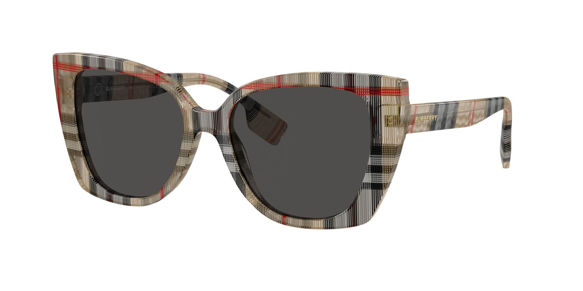 Burberry Meryl 0BE4393 377887 54 Vintage Check / Dark Grey 54 / Polyamide Bio / Acetate / Acetate