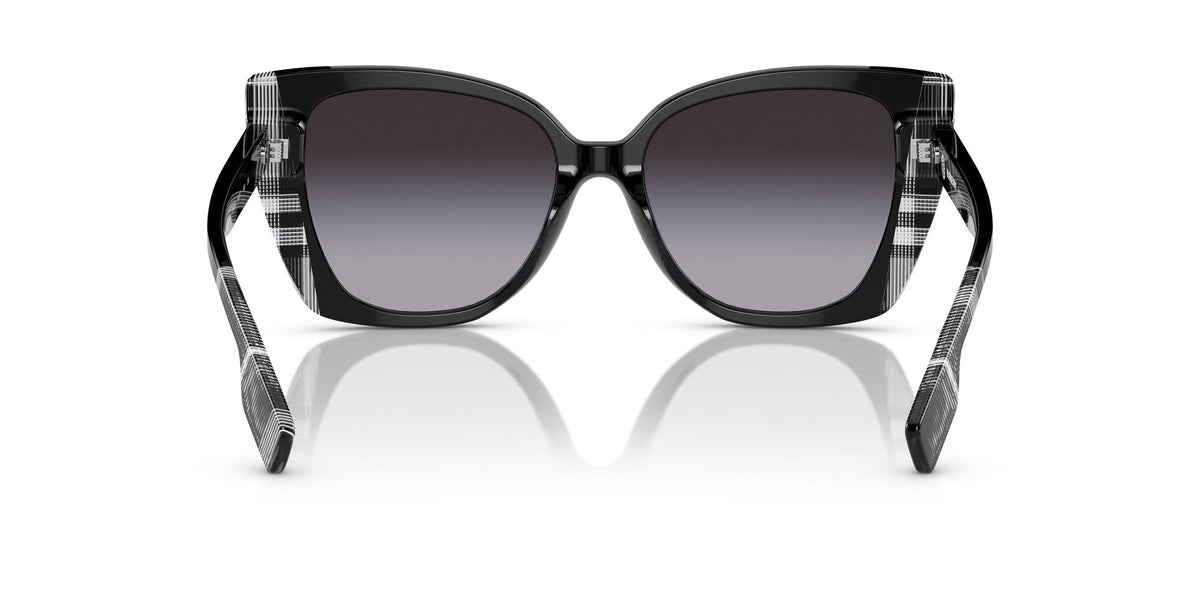Burberry Meryl 0BE4393 40518G 54 Black/Check White Black / Grey Gradient
