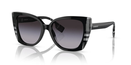 Burberry Meryl 0BE4393 40518G 54 Black/Check White Black / Grey Gradient