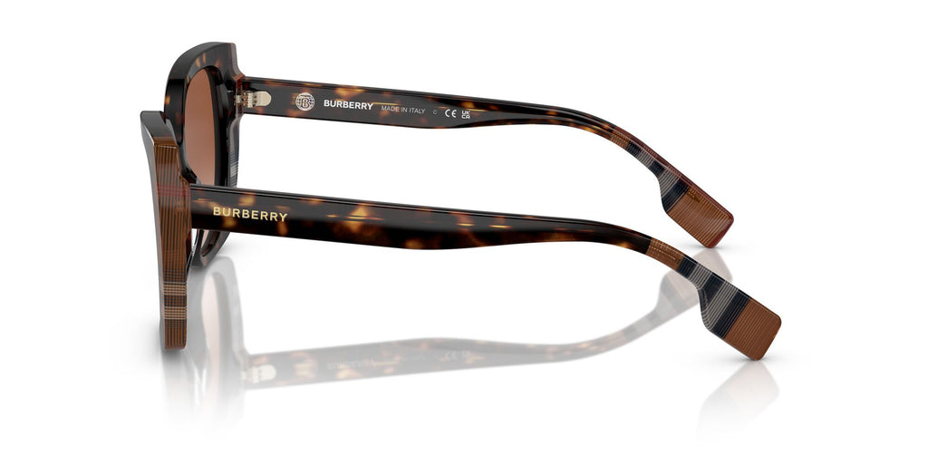 Burberry Meryl 0BE4393 405313 54 Dark Havana/Check Brown / Brown Gradient