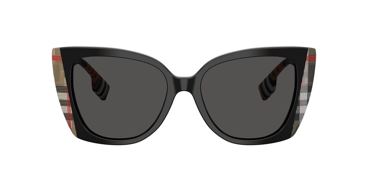 Burberry Meryl 0BE4393 405587 54 Black/Vintage Check/ Dark Grey