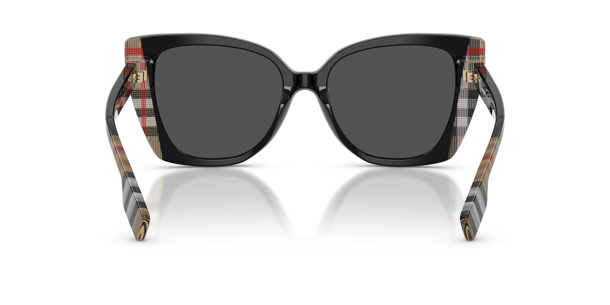 Burberry Meryl 0BE4393 405587 54 Black/Vintage Check/ Dark Grey