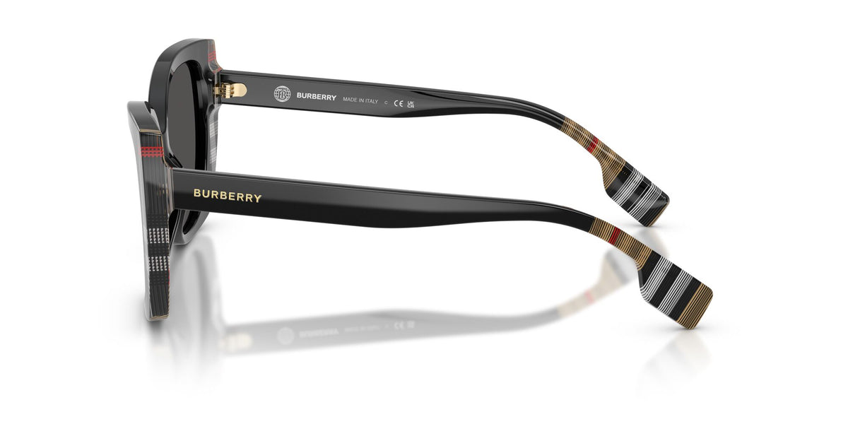 Burberry Meryl 0BE4393 405587 54 Black/Vintage Check/ Dark Grey