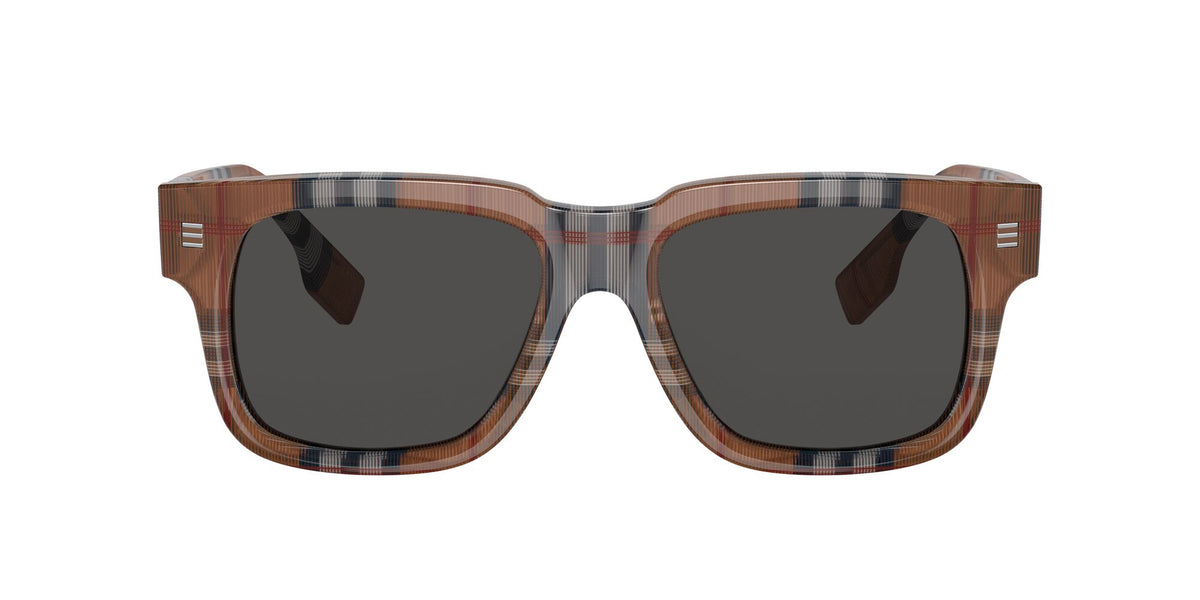 Burberry Hayden 0BE4394 396687 54 Check Brown / Dark Grey 54 / Polyamide Bio / Acetate / Acetate