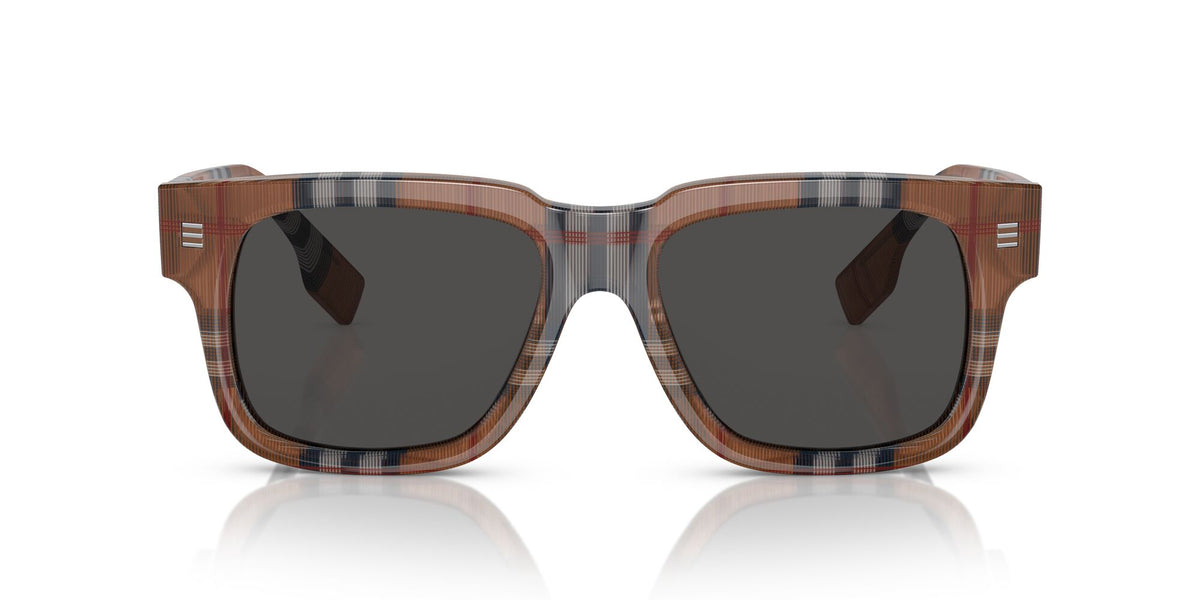 Burberry Hayden 0BE4394 396687 54 Check Brown / Dark Grey 54 / Polyamide Bio / Acetate / Acetate