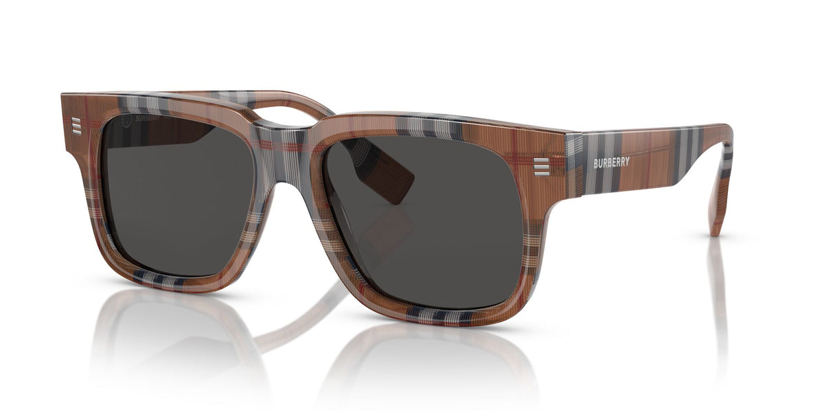 Burberry Hayden 0BE4394 396687 54 Check Brown / Dark Grey 54 / Polyamide Bio / Acetate / Acetate