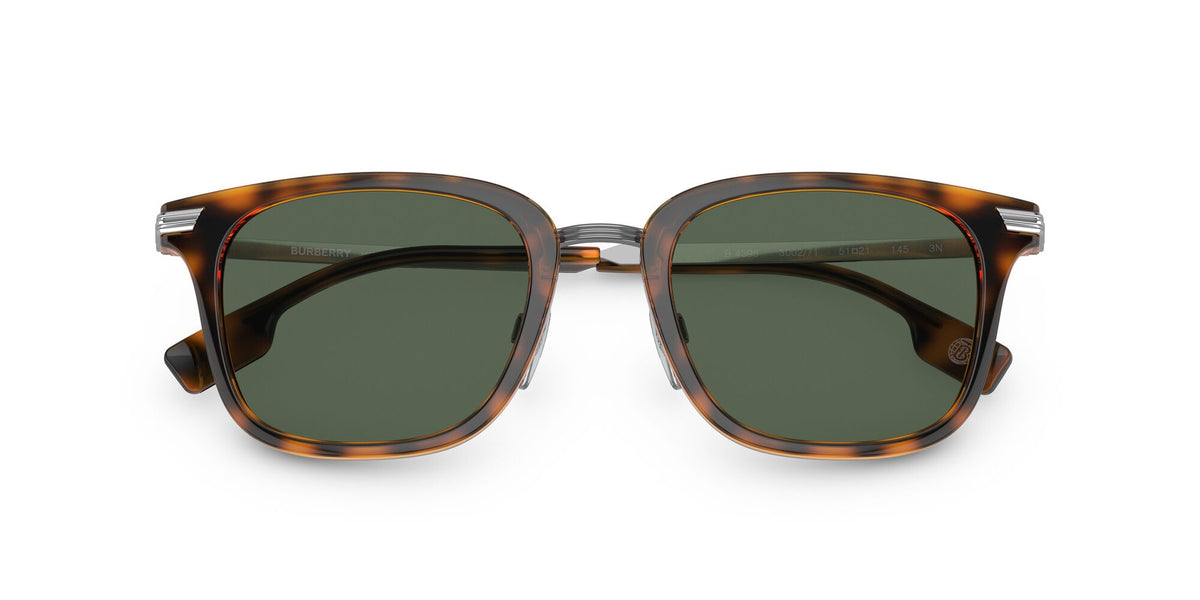 Burberry Peter 0BE4395 300271 51 Dark Havana / Dark Green Lens 51 / Polyamide Bio / Injected / Metal