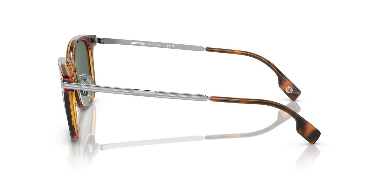 Burberry Peter 0BE4395 300271 51 Dark Havana / Dark Green Lens 51 / Polyamide Bio / Injected / Metal