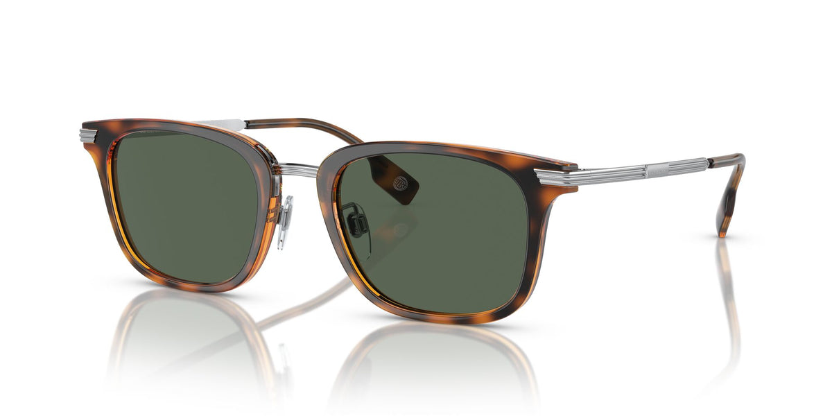 Burberry Peter 0BE4395 300271 51 Dark Havana / Dark Green Lens 51 / Polyamide Bio / Injected / Metal