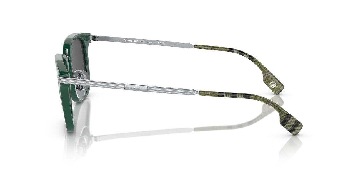 Burberry Peter 0BE4395 405987 51 Green Lens / Dark Grey 51 / Polyamide Bio / Injected / Metal