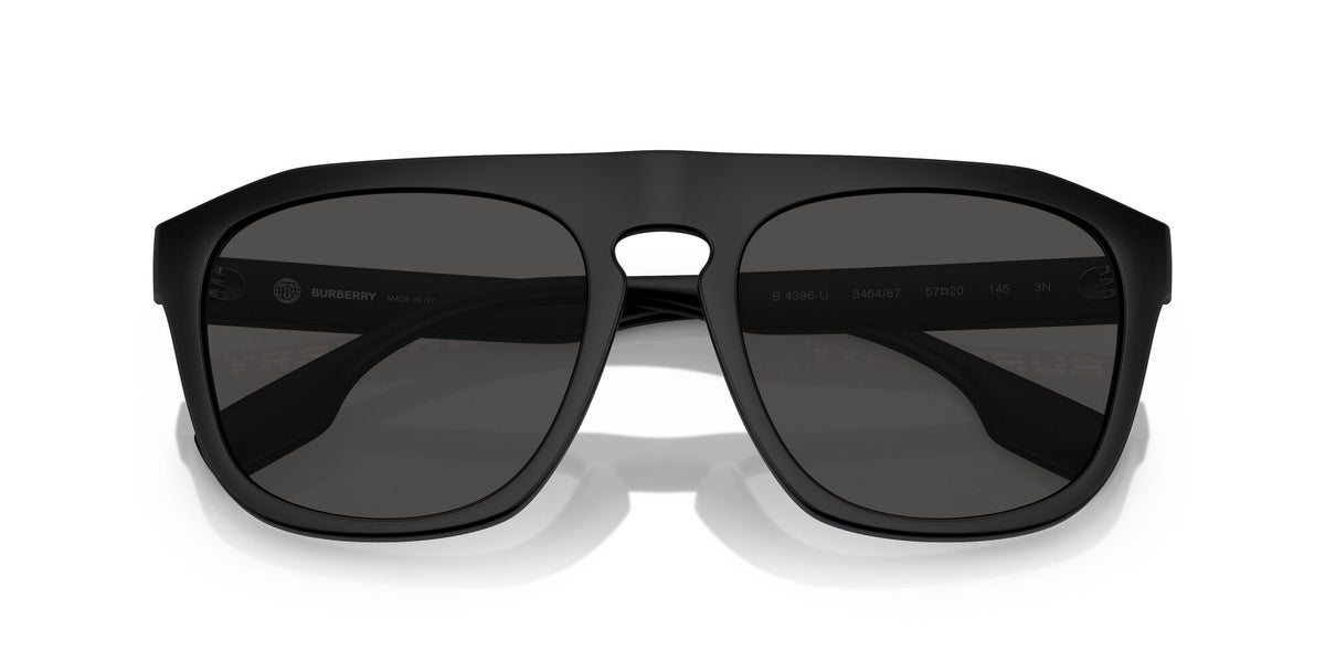 Burberry Wren 0BE4396U 346487 57 Matte Black / Dark Grey 57 / Polyamide Bio / Injected / Molded