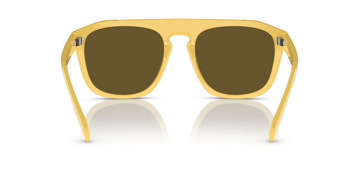 Burberry Wren 0BE4396U 407073 57 Yellow / Dark Brown 57 / Polyamide Bio / Injected / Molded
