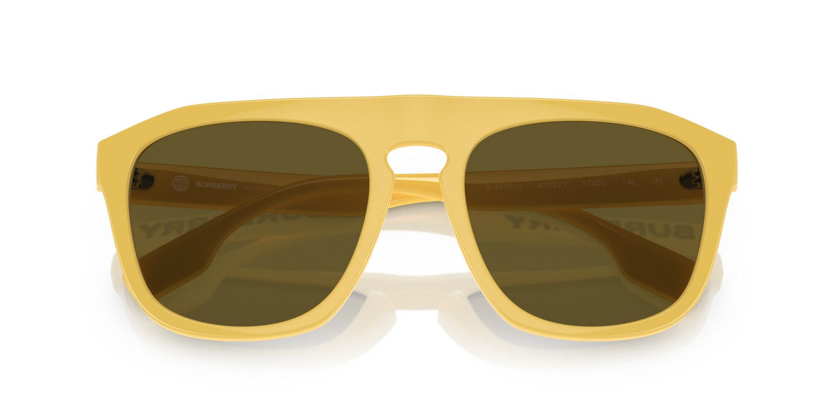 Burberry Wren 0BE4396U 407073 57 Yellow / Dark Brown 57 / Polyamide Bio / Injected / Molded