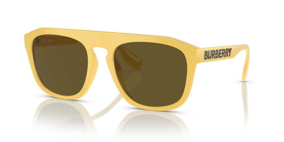 Burberry Wren 0BE4396U 407073 57 Yellow / Dark Brown 57 / Polyamide Bio / Injected / Molded