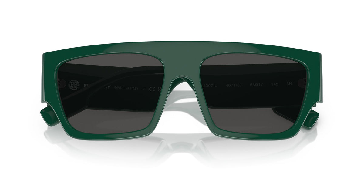 Burberry Micah 0BE4397U 407187 58 Green Lens / Dark Grey 58 / Polyamide Bio / Injected / Molded