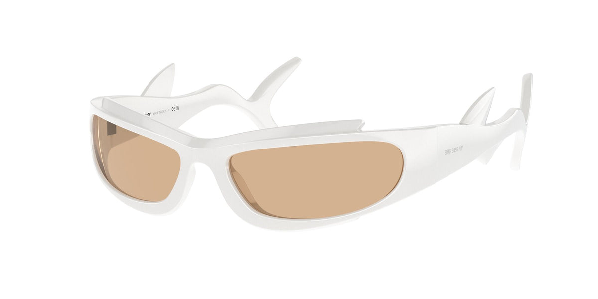 BE 4399 Burberry  White / Light Brown 60 60 / Polyamide Bio / Injected / Molded