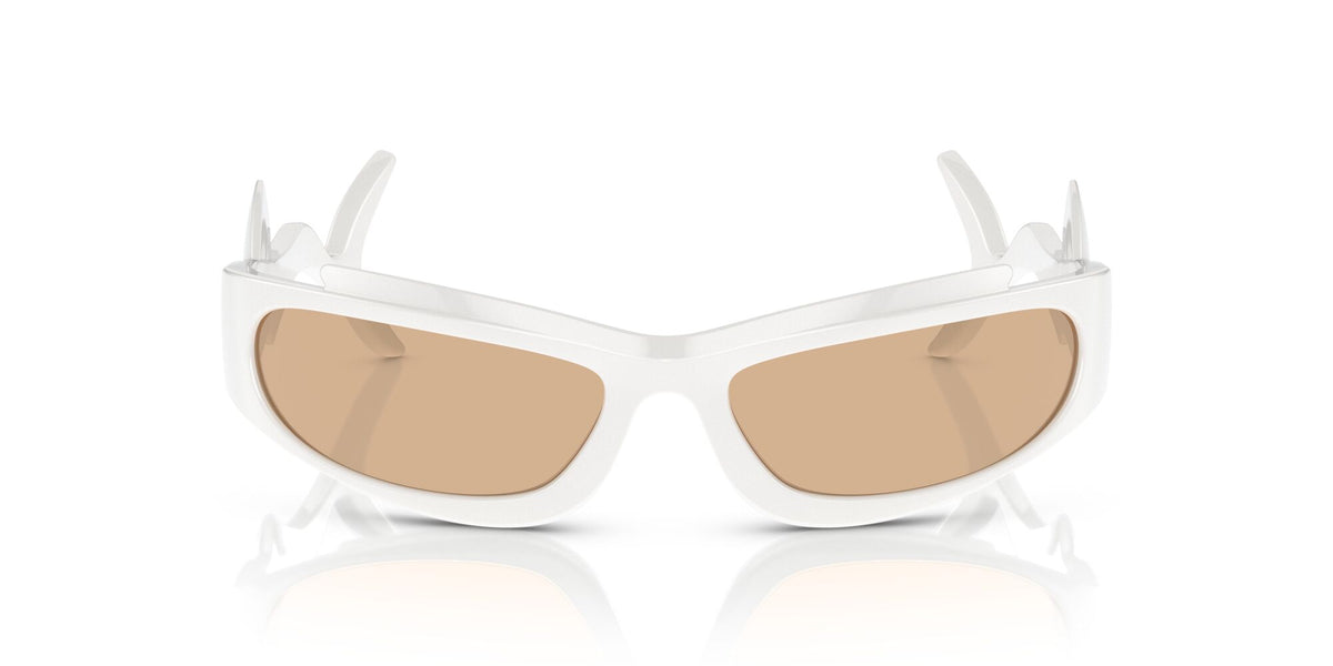 BE 4399 Burberry  White / Light Brown 60 60 / Polyamide Bio / Injected / Molded