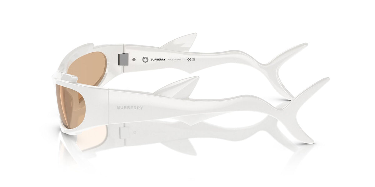 BE 4399 Burberry  White / Light Brown 60 60 / Polyamide Bio / Injected / Molded