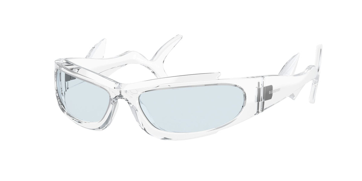 BE 4399 Burberry  Transparent / Light Blue 60 60 / Polyamide Bio / Injected / Molded