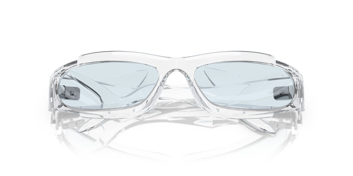 BE 4399 Burberry  Transparent / Light Blue 60 60 / Polyamide Bio / Injected / Molded