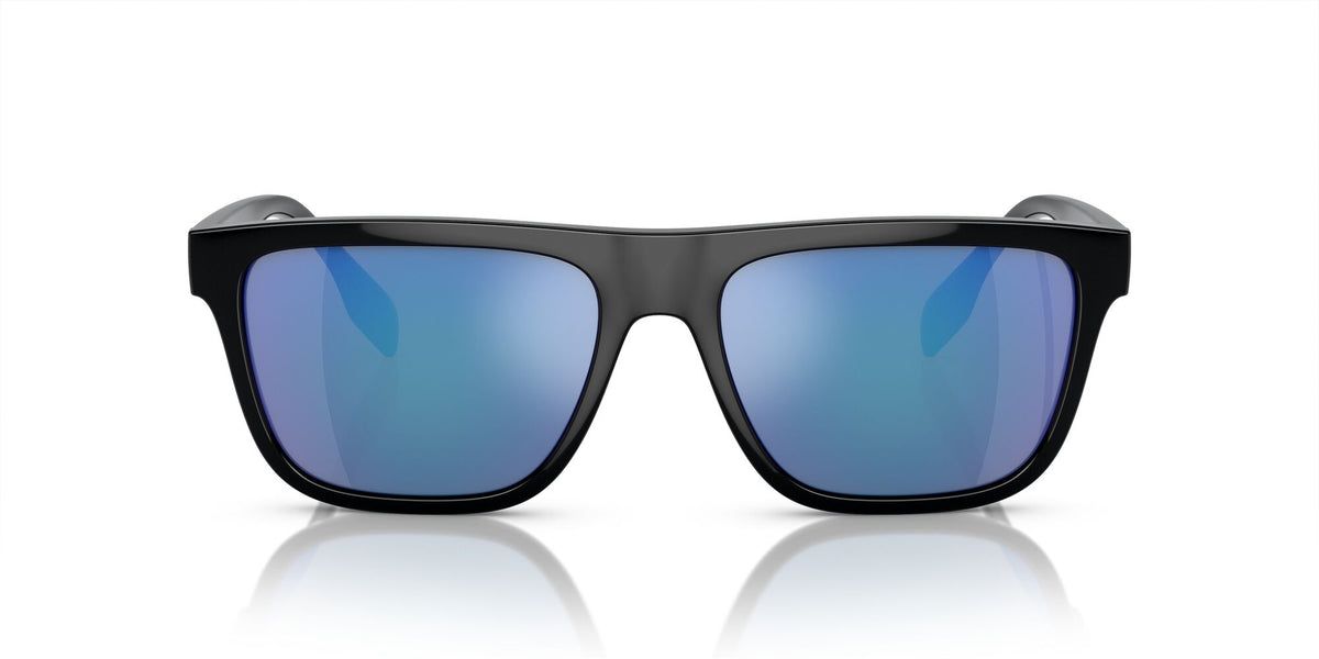 Burberry  0BE4402U 300155 56 Black / Light Green Lens Mirror Blue 56 / Polyamide Bio / Injected / Injected