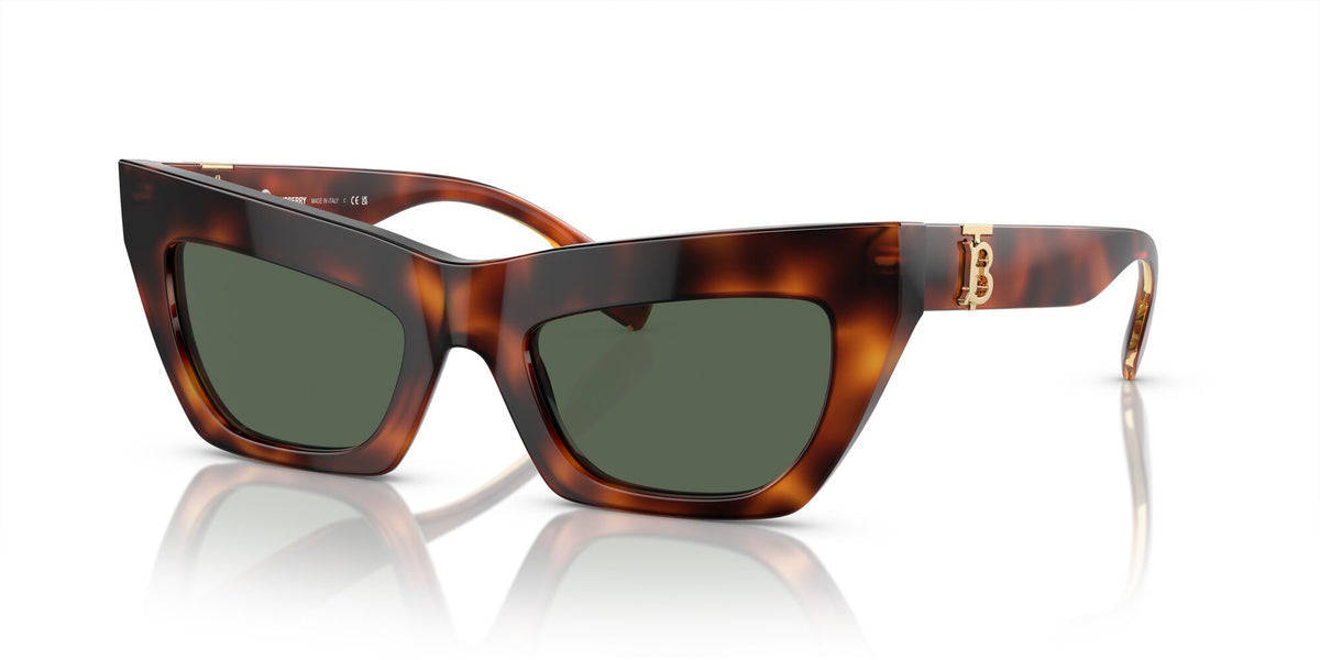 Burberry  0BE4405F 331671 51 Light Havana / Dark Green Lens 51 / Polyamide Bio / Acetate / Injected