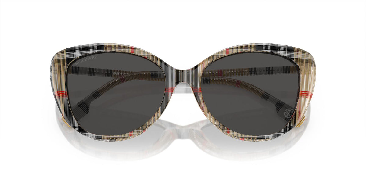 Burberry  0BE4407F 408787 54 Vintage Check / Dark Grey 54 / Polyamide Bio / Acetate / Acetate