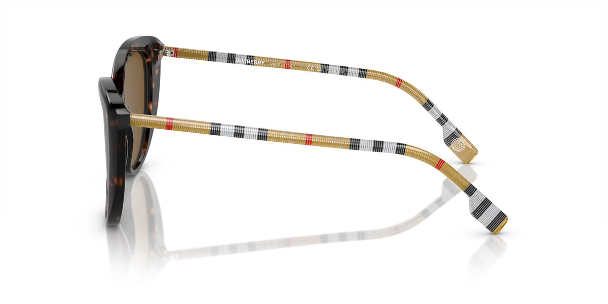 Burberry  0BE4407 385483 54 Dark Havana 
Brown Polarised 54 
Cr39 
Acetate 
Acetate