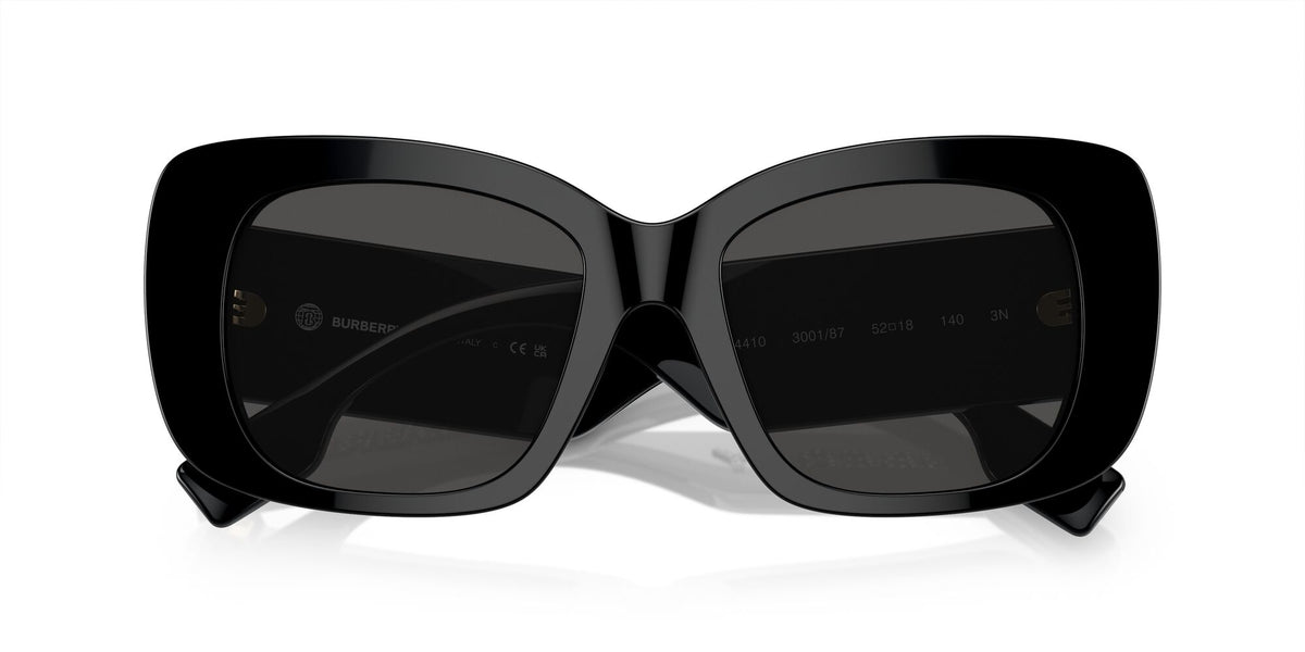 Burberry  0BE4410 300187 52 Black / Dark Grey 52 / Polyamide Bio / Acetate / Injected