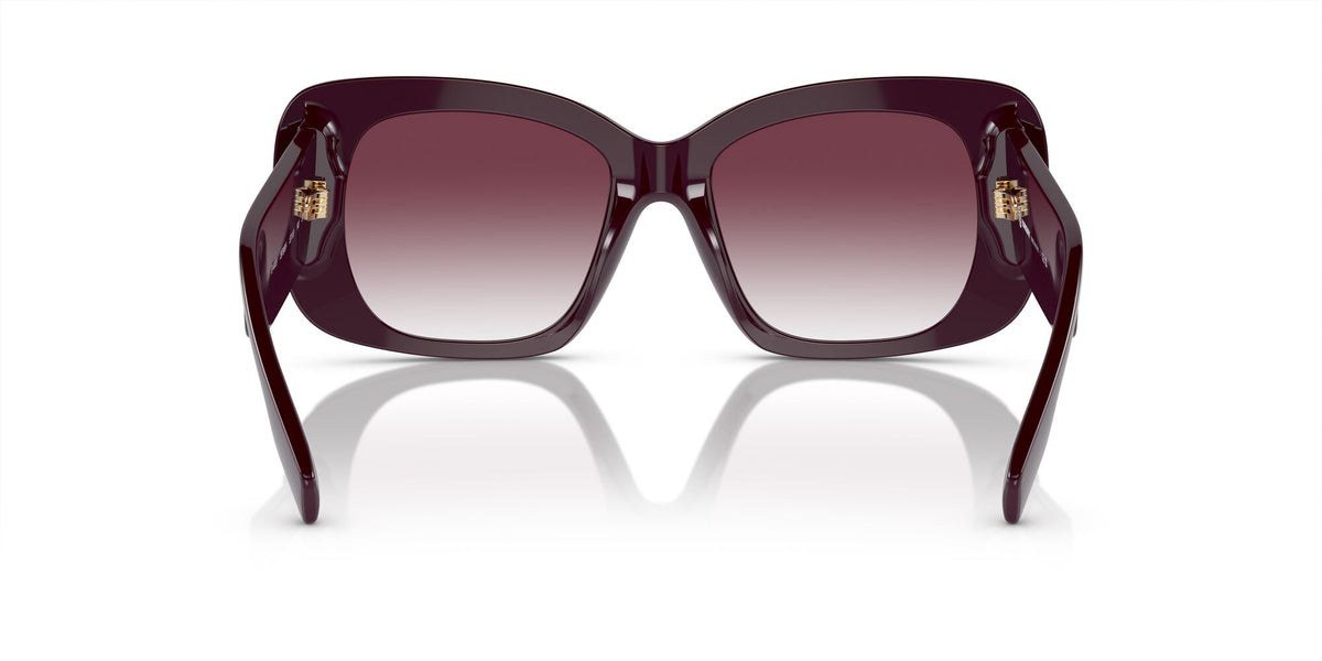 Burberry  0BE4410 39798H 52 Bordeaux / Clear Gradient Dark Violet 52 / Polyamide Bio / Acetate / Injected