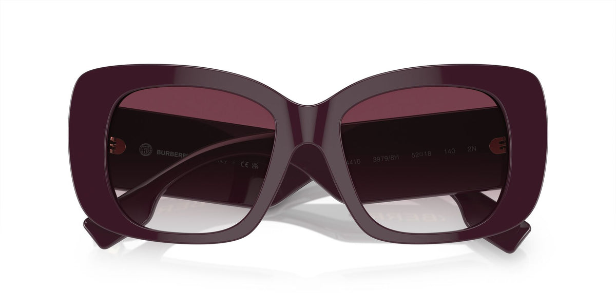 Burberry  0BE4410 39798H 52 Bordeaux / Clear Gradient Dark Violet 52 / Polyamide Bio / Acetate / Injected