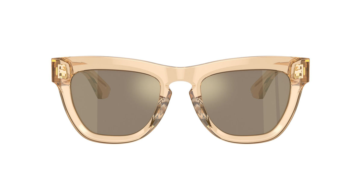 Burberry  0BE4415U 40635A 52 Brown / Light Brown Mirror Gold