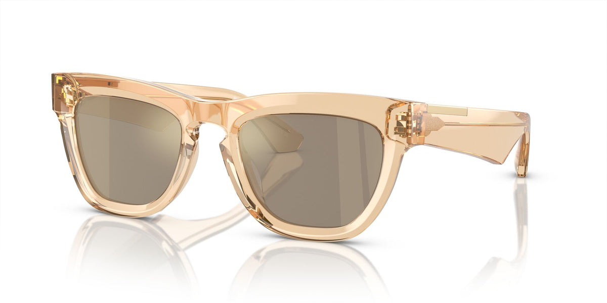 Burberry  0BE4415U 40635A 52 Brown / Light Brown Mirror Gold