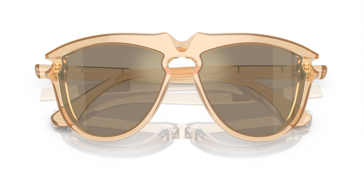 Burberry  0BE4417U 40635A 58 Brown / Light Brown Mirror Gold