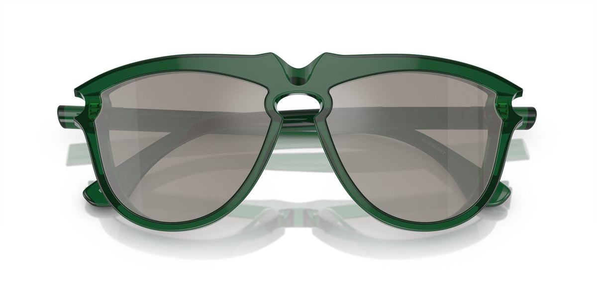 Burberry  0BE4417U 41046G 58 Green Lens / Light Grey Mirror Silver