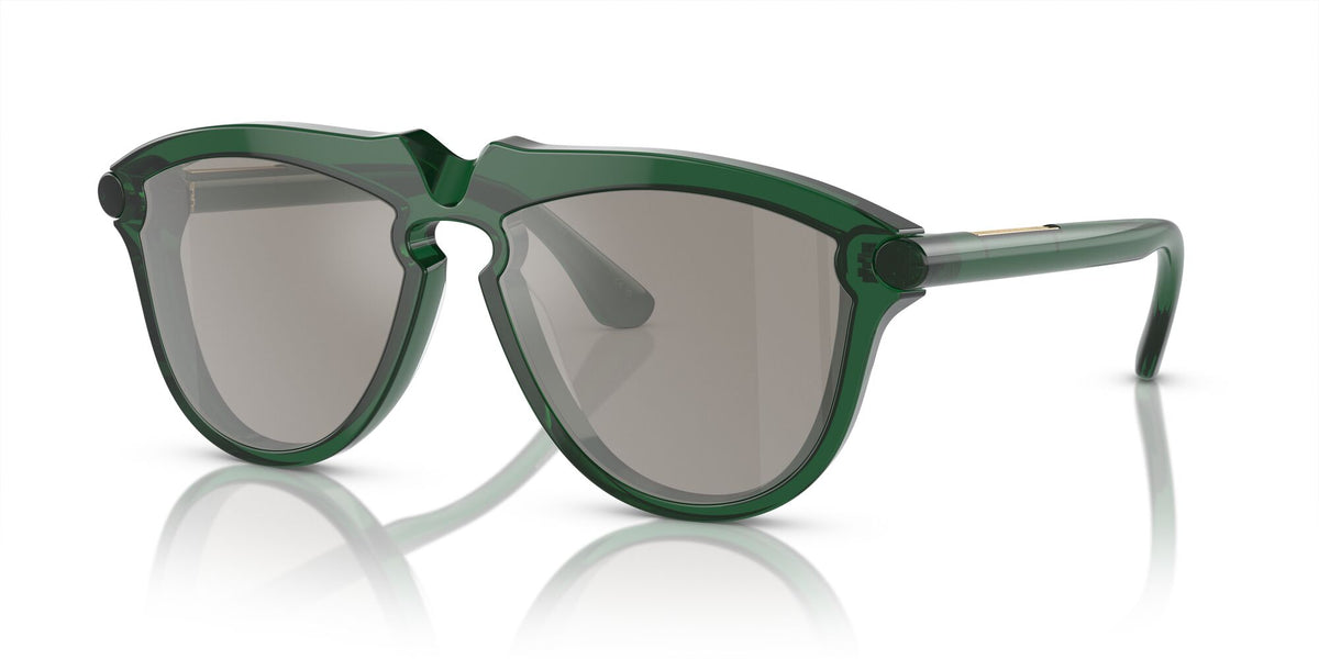 Burberry  0BE4417U 41046G 58 Green Lens / Light Grey Mirror Silver