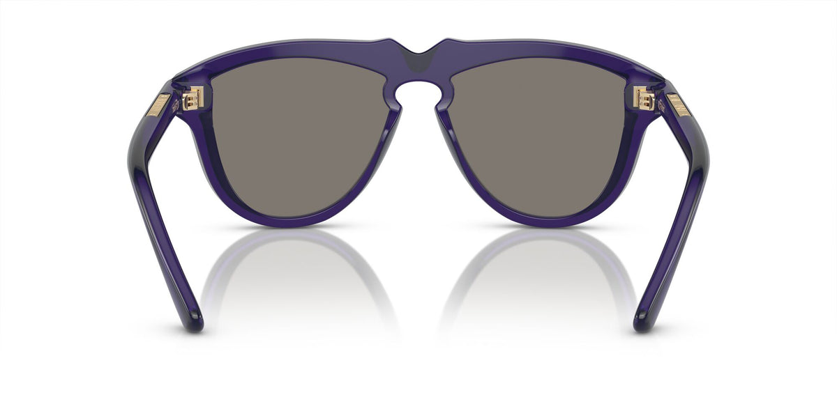 Burberry  0BE4417U 41056G 58 Violet / Light Grey Mirror Silver