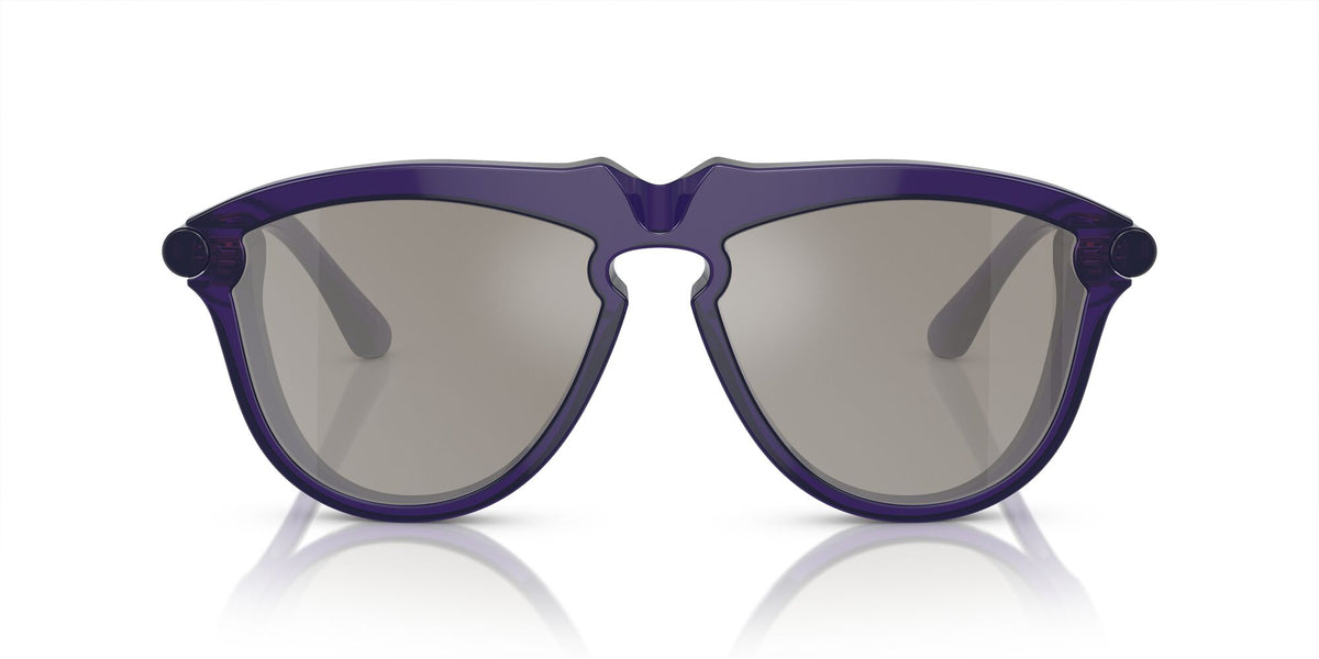 Burberry  0BE4417U 41056G 58 Violet / Light Grey Mirror Silver