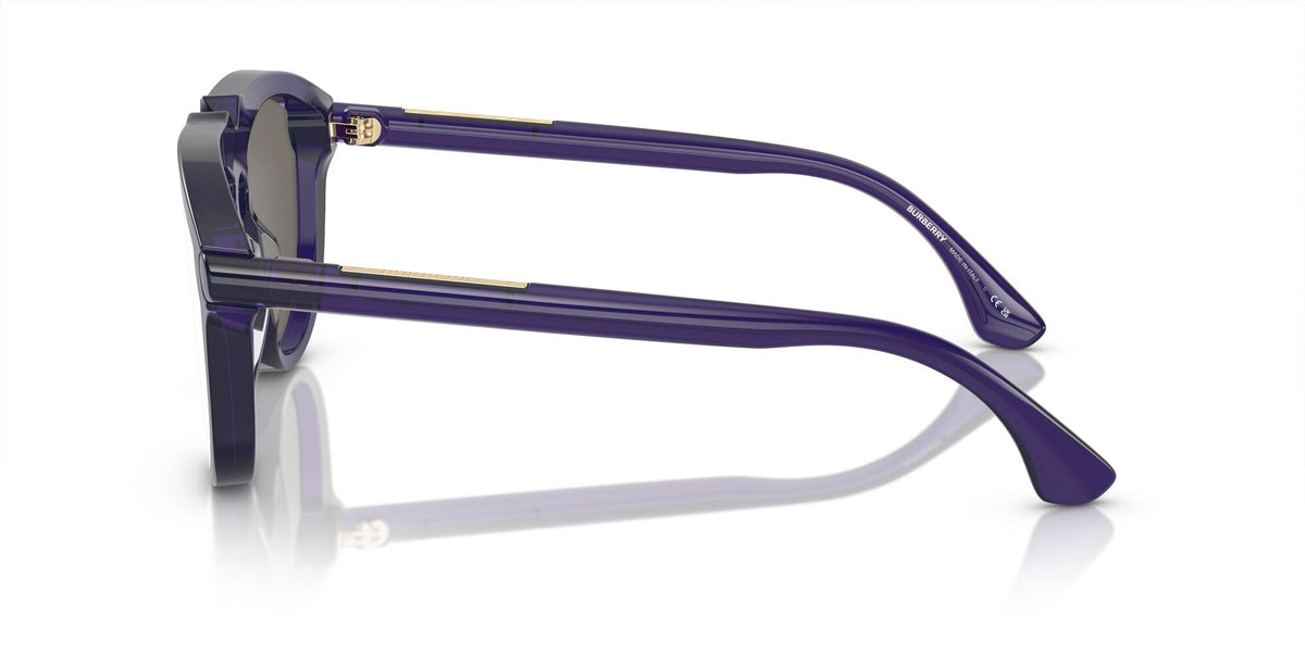 Burberry  0BE4417U 41056G 58 Violet / Light Grey Mirror Silver