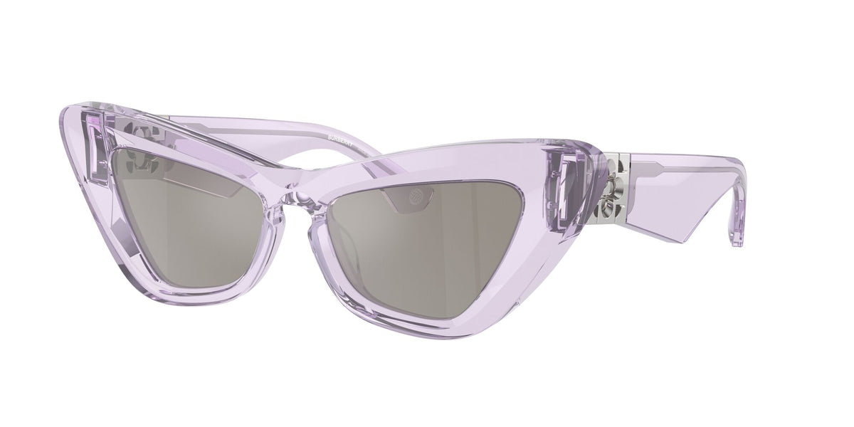 Burberry  0BE4421U 40956G 51 Violet / Light Grey Mirror Silver